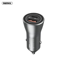 Заредете изображение във визуализатора на галерията – REMAX car charger 2xUSB ZHITU QC+Power Delivery 36W RCC107 silver

