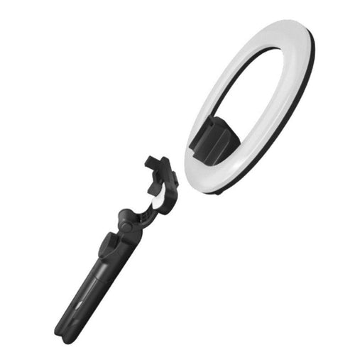Selfie stick LED RING tripod + remote control black SSTR-18