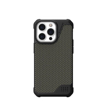Заредете изображение във визуализатора на галерията – ( UAG ) Urban Armor Gear case Metropolis LT for IPHONE 13 PRO green kevlar
