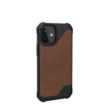 Заредете изображение във визуализатора на галерията – ( UAG ) Urban Armor Gear case Metropolis LT (leather) for IPHONE 12 MINI brown
