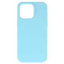 Заредете изображение във визуализатора на галерията – Silicone Lite Case for Iphone 15 Pro light blue
