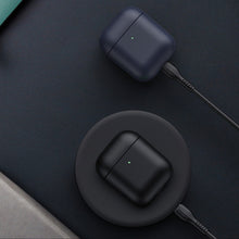 Заредете изображение във визуализатора на галерията – Dux Ducis Plen case for AirPods 2 / AirPods 1 headphone case blue
