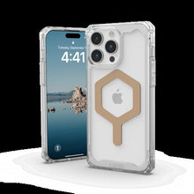 Заредете изображение във визуализатора на галерията – UAG Plyo Magsafe - protective case for iPhone 15 Pro Max compatible with MagSafe (ice-gold)
