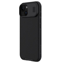 Заредете изображение във визуализатора на галерията – Nillkin CamShield Pro Magnetic Case for iPhone 15 with camera cover - black
