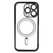 Заредете изображение във визуализатора на галерията – Metallic Magsafe Case for Iphone 15 Black
