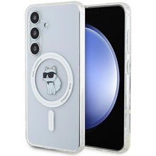Заредете изображение във визуализатора на галерията – Karl Lagerfeld IML Choupette MagSafe case for Samsung Galaxy S24 - transparent
