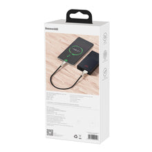 Заредете изображение във визуализатора на галерията – Baseus Cable Cafule Metal - USB to Type C - 66W 0,25 metres (CAKF000001) black
