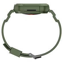 Заредете изображение във визуализатора на галерията – Kingxbar CYF106 2in1 Armored Case for Apple Watch SE, 8, 7, 6, 5, 4, 3, 2, 1 (41, 40, 38 mm) with strap green
