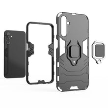 Заредете изображение във визуализатора на галерията – Ring Armor case for Samsung Galaxy A24 4G armored cover magnetic holder ring black

