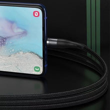 Заредете изображение във визуализатора на галерията – Baseus Zinc magnetic USB cable - USB Type C (charging 3 A / data 480 Mbps) Quick Charge AFC 1 m black
