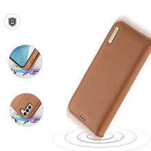 Заредете изображение във визуализатора на галерията – DUX DUCIS Hivo - Leather Wallet Case for Samsung Galaxy S24 Ultra black
