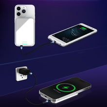 Заредете изображение във визуализатора на галерията – Hinovo MB1-5000XW MagSafe 5000mAh 20W Wireless Power Bank - White
