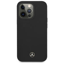 Заредете изображение във визуализатора на галерията – Mercedes MEHCP13LSILBK iPhone 13 Pro / 13 6,1" czarny/black hardcase Silicone Line
