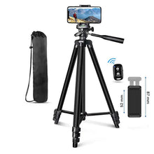 Заредете изображение във визуализатора на галерията – Phone tripod 3120 with bluetooth remote control
