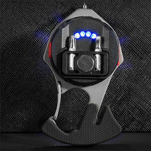 Заредете изображение във визуализатора на галерията – Mini flashlight LED keychain W5143 Type C with 2 screwdriver bits orange
