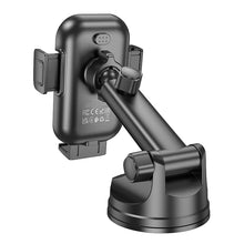 Заредете изображение във визуализатора на галерията – Borofone Car holder BH203 Blue Charm with induction charging to windshield black
