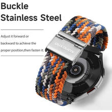 Заредете изображение във визуализатора на галерията – DUX DUCIS Mixture II - stretchable braided strap for Samsung Galaxy Watch / Huawei Watch / Honor Watch / Xiaomi Watch (22mm band) camo
