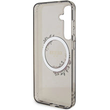 Заредете изображение във визуализатора на галерията – Guess IML Flowers Wreath MagSafe case for Samsung Galaxy S24+ - black
