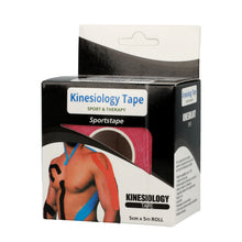 Заредете изображение във визуализатора на галерията – Kinesiology tape, 5 cm x 5 m pink
