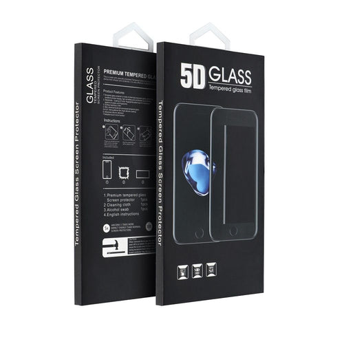 5D Full Glue Tempered Glass - for iPhone 15 (MATTE) black