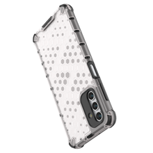 Заредете изображение във визуализатора на галерията – Honeycomb case for Samsung Galaxy A14 armored hybrid cover blue
