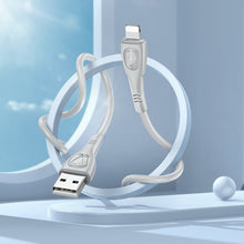 Заредете изображение във визуализатора на галерията – Borofone Cable BX98 Superior - USB to Lightning - 2,4A 1 metre grey
