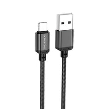Заредете изображение във визуализатора на галерията – Borofone Cable BX87 Sharp - USB to Lightning - 2,4A 1 metre black
