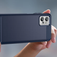 Заредете изображение във визуализатора на галерията – Carbon Case for Motorola Moto G32 flexible silicone carbon cover black
