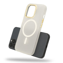 Заредете изображение във визуализатора на галерията – Magnetic Frosted Case for Iphone 15 Pro Max White
