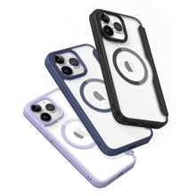 Заредете изображение във визуализатора на галерията – iPhone 15 Pro Magnetic MagSafe Flip Case Dux Ducis Skin X Pro - Purple
