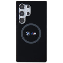 Заредете изображение във визуализатора на галерията – BMW M Silicone Printed Ring MagSafe case for Samsung Galaxy S24 Ultra - black

