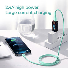 Заредете изображение във визуализатора на галерията – USB - Lightning Joyroom S-2030M8 3A 2m cable - green
