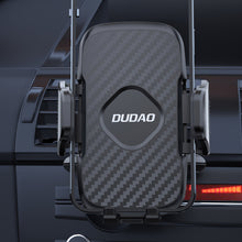 Заредете изображение във визуализатора на галерията – Dudao mechanical car holder for air supply ventilation grille black (F2 Pro black)
