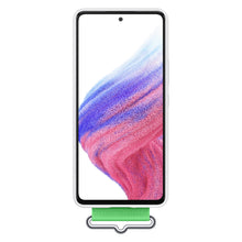 Заредете изображение във визуализатора на галерията – Samsung Strap Silicone Cover Case Cover for Samsung Galaxy A53 5G white (EF-GA536TWEGWW)
