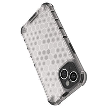 Заредете изображение във визуализатора на галерията – Honeycomb case for iPhone 14 Plus armored hybrid cover transparent
