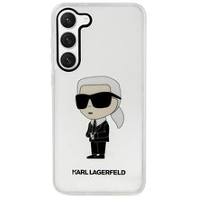 Заредете изображение във визуализатора на галерията – Karl Lagerfeld KLHCS23SHNIKTCT S23 S911 transparent hardcase Ikonik Karl Lagerfeld

