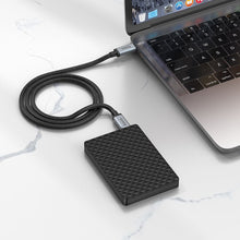 Заредете изображение във визуализатора на галерията – Hoco cable type c to type c power delivery pd100w 5a usb3.2 20gbps us06 2m black - TopMag

