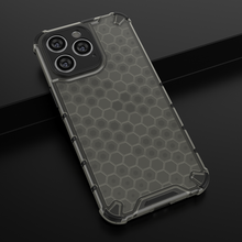 Заредете изображение във визуализатора на галерията – Honeycomb case for iPhone 14 Pro Max armored hybrid cover black
