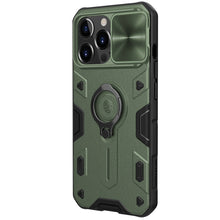 Заредете изображение във визуализатора на галерията – Nillkin CamShield Armor TPU+PC for Iphone 13 Pro green
