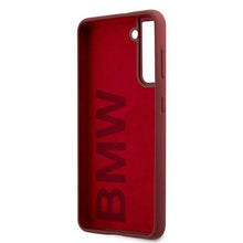 Заредете изображение във визуализатора на галерията – Original faceplate case BMW BMHCS21SSLBLRE for SAMSUNG S21 (Signature Logo / red)
