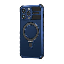 Заредете изображение във визуализатора на галерията – Tel Protect Armor Magsafe Metal Ring Case for Iphone 12 Pro Max blue
