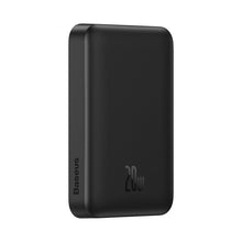 Заредете изображение във визуализатора на галерията – Baseus Magnetic Mini Power Bank with MagSafe 15W / PD QC 20W 10000mAh Black (Overseas Edition) + Xiaobai Series Cable USB-C - USB-C 60W 3A 0.5m Black
