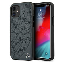 Заредете изображение във визуализатора на галерията – Mercedes MEHCP12SDIQNA iPhone 12 mini 5,4" granatowy/navy hardcase Bow Line
