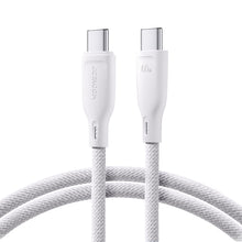 Заредете изображение във визуализатора на галерията – Joyroom Multi-Color Series SA34-CC3 USB-C / USB-C Cable 60W Fast Transfer 1m - White
