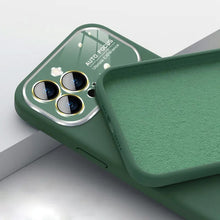 Заредете изображение във визуализатора на галерията – Soft Silicone Lens Case for Iphone 14 Pro Max green
