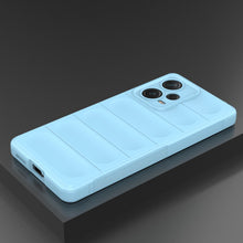 Заредете изображение във визуализатора на галерията – Magic Shield Case for Xiaomi Redmi Note 12 Pro+ flexible armored cover light blue
