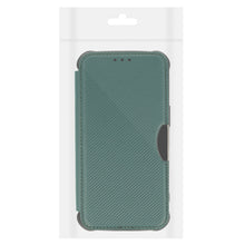 Заредете изображение във визуализатора на галерията – Razor Carbon Book Case for Iphone 14 Pro dark green
