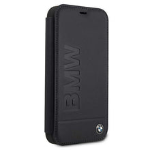 Заредете изображение във визуализатора на галерията – Etui BMW BMFLBKP12SSLLNA iPhone 12 mini 5,4" granatowy/navy book Signature
