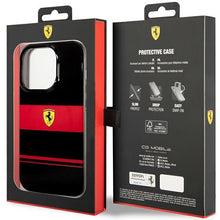 Заредете изображение във визуализатора на галерията – Ferrari FEHMP14XUCOK iPhone 14 Pro Max 6.7" black/black hardcase IMD Combi Magsafe
