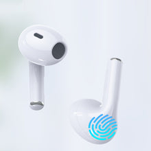 Заредете изображение във визуализатора на галерията – Choetech TWS wireless headphones with charging case white (BH-T08)
